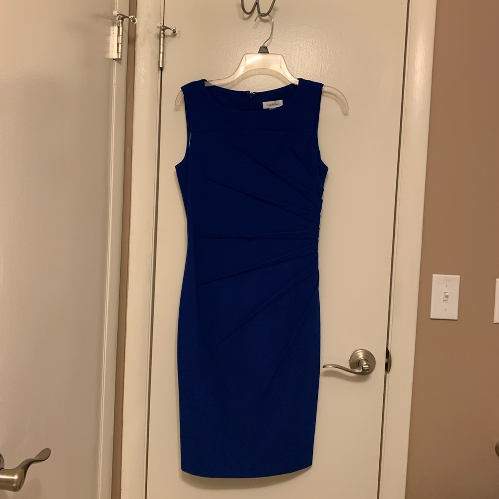 Calvin Klein Royal Blue Sheath Dress